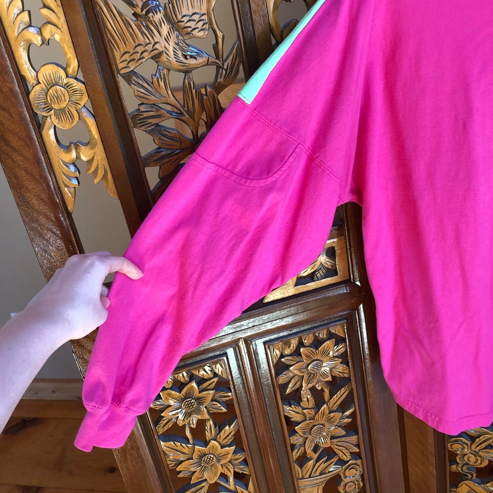 Pennant Color Block Pocket Front Sweatshirt - Picture 5 of 10